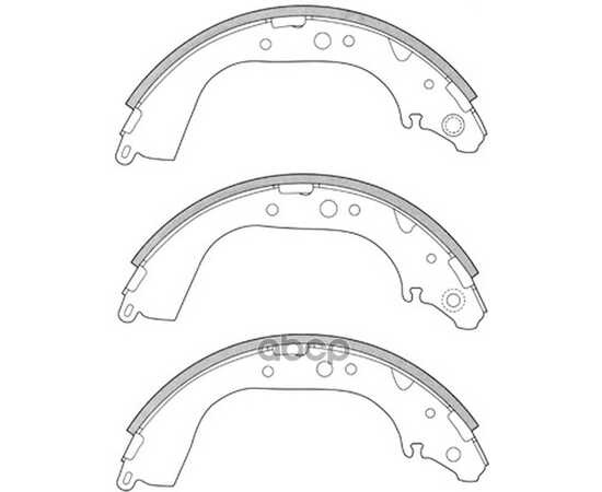 Купить КОЛОДКИ БАРАБАННЫЕ TOYOTA HILUX 2.7 1997 - 2005 TOYOTA HILUX 2.7 2001 - 2004 TOYOTA HILUX 2.5 2001 - 2005 BS21305