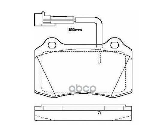 Купить КОЛОДКИ ТОРМОЗНЫЕ ALFA ROMEO 156 03.02-05.04, JAGUAR XJ8L 04.03-02.07, VOLVO V70 01.03- BP41202W