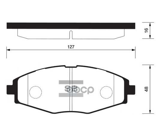 Купить КОЛОДКИ ТОРМОЗНЫЕ ПЕРЕДНИЕ SANGSIN BRAKE SP1086