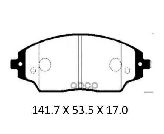 Купить КОЛОДКИ ТОРМОЗНЫЕ ДИСКОВЫЕ ПЕРЕДН CHEVROLET  COBALT, AVEO, KALOS 11- +ABS (ПРОИЗВЕДЕНО В КОРЕЕ) PBP123KOR