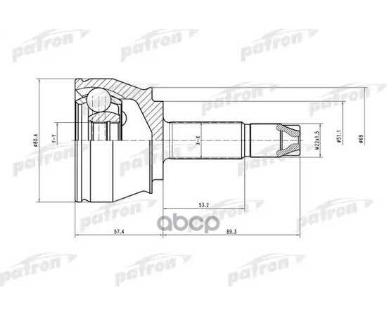 Купить ШРУС НАРУЖН К-КТ PCV1374