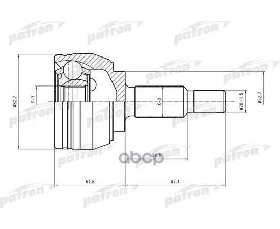 Купить ШРУС НАРУЖН К-КТ PCV1519