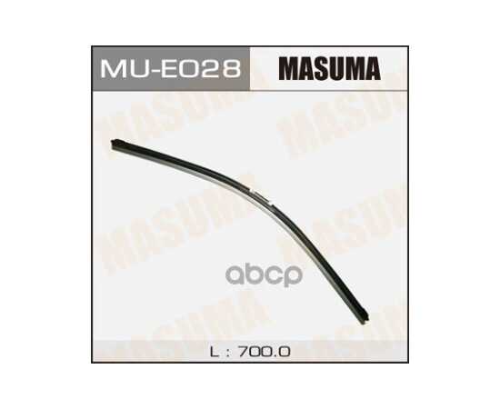 Купить ЩЕТКА СТЕКЛООЧИСТИТЕЛЯ 700 ММ БЕСКАРКАСНАЯ 1 ШТ MASUMA FLAT WIPER BLADE MU-E028