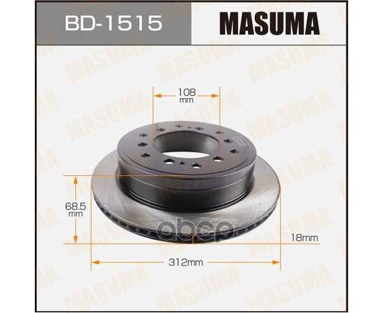 Купить ДИСК ТОРМОЗНОЙ ЗАДНИЙ TOYOTA 4RUNNER MASUMA BD-1515