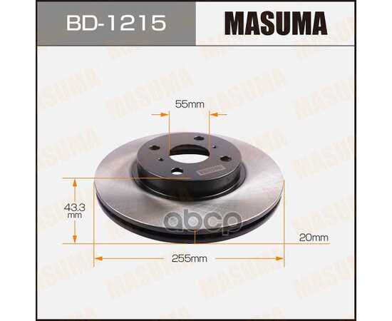 Купить ДИСК ТОРМОЗНОЙ ПЕРЕДНИЙ TOYOTA BB MASUMA BD-1215