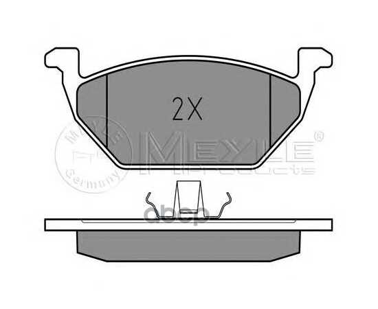 Купить КОЛОДКИ ПЕРЕДНИЕ (С ДАТЧИКОМ) VAG A3/OCTAVIA/YETI/GOLF V/VI/CADDY III ALL 04- MEYLE 025 231 3119/W