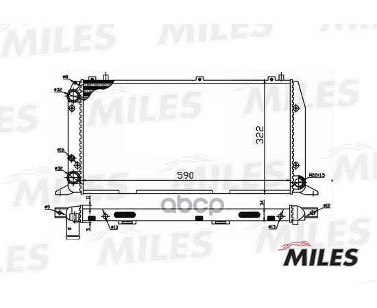 Купить РАДИАТОР (МЕХАНИЧЕСКАЯ СБОРКА) AUDI A80 1.6-2.0 86-94) (NISSENS 604361) ACRM012