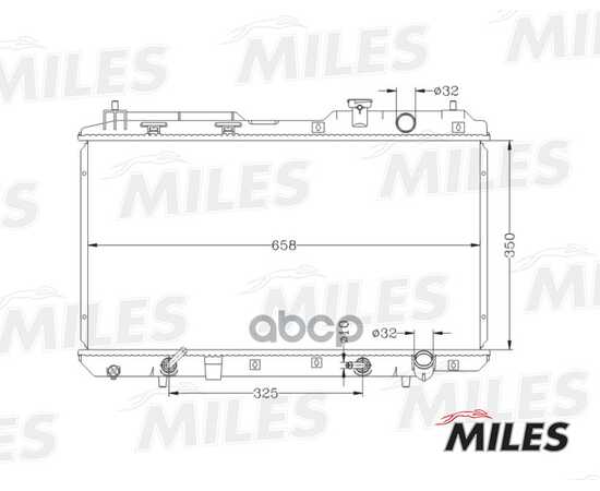 Купить РАДИАТОР (ПАЯНЫЙ) HONDA CR-V2.0 95-03) (NISSENS 681021) ACRB040