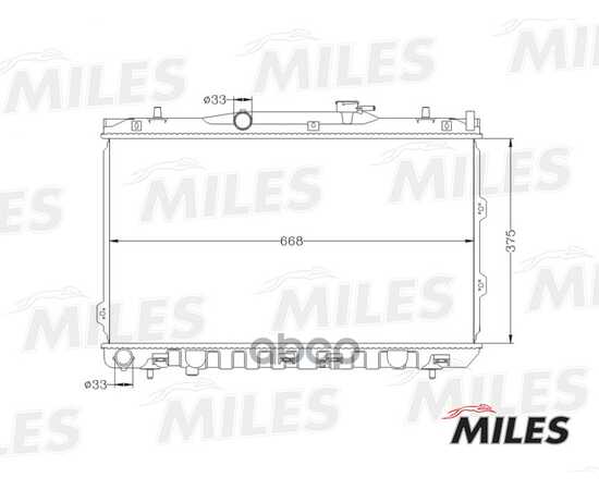 Купить РАДИАТОР (ПАЯНЫЙ) KIA CERATO 1.6/2.0 04-) (NISSENS 66648) ACRB055