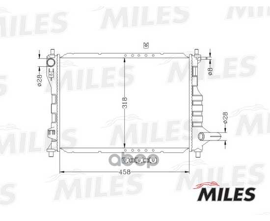 Купить РАДИАТОР (ПАЯНЫЙ) GM MATIZ/SPARK 0.8/1.0 M/T 05-) (NISSENS 61630) ACRB047