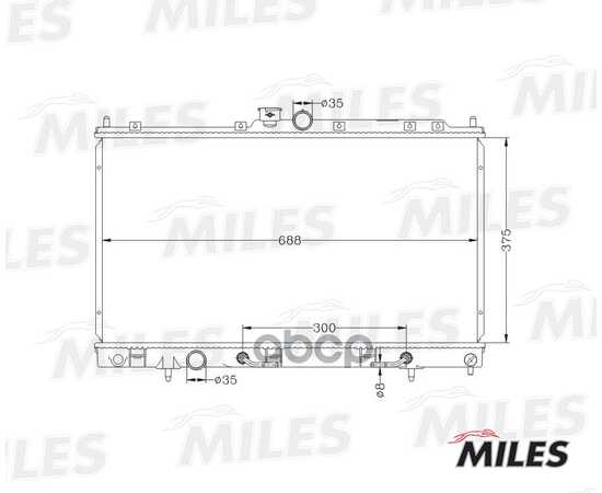 Купить РАДИАТОР (ПАЯНЫЙ) MITSUBISHI LANCER 1.3-2.0 03-) (NISSENS 62894) ACRB018