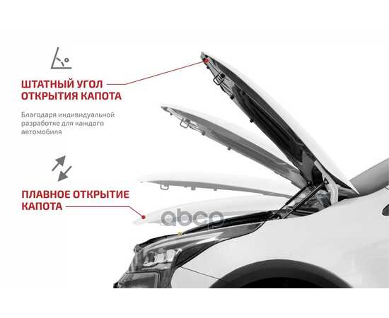 Купить ГАЗОВЫЕ УПОРЫ КАПОТА АВТОУПОР ДЛЯ NISSAN X-TRAIL T31 2007-2015, 2 ШТ., UNIXTR011