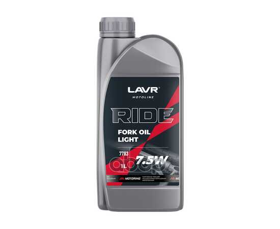 Купить МАСЛО ВИЛОЧНОЕ RIDE FORK OIL 7,5W, 1 Л LN7783