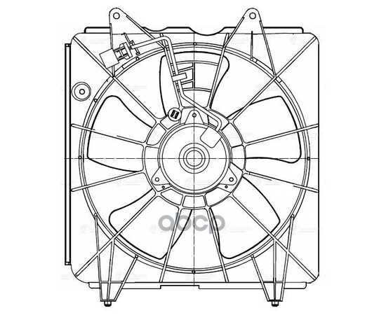 Купить Э/ВЕНТИЛЯТОР КОНДИЦ. ДЛЯ А/М HONDA CR-V III (06-) 2.4I (С КОЖУХОМ) LUZAR LFAC 2320