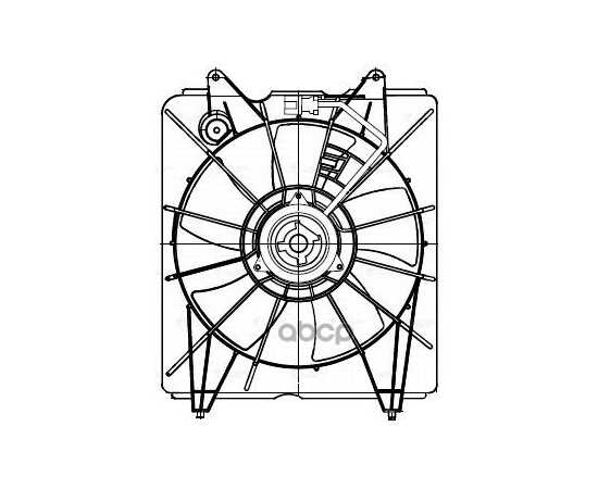 Купить Э/ВЕНТИЛЯТОР ОХЛ. ДЛЯ А/М HONDA CR-V III (06-) 2.0I/2.4I (С КОЖУХОМ) LUZAR LFK 23ZP