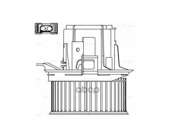 Купить Э/ВЕНТИЛЯТОР ОТОП. ДЛЯ А/М MERCEDES-BENZ C (W204) (07-)/E (W212) (09-) (КРУГЛЫЕ КОНТАКТЫ) (LFH 1556)