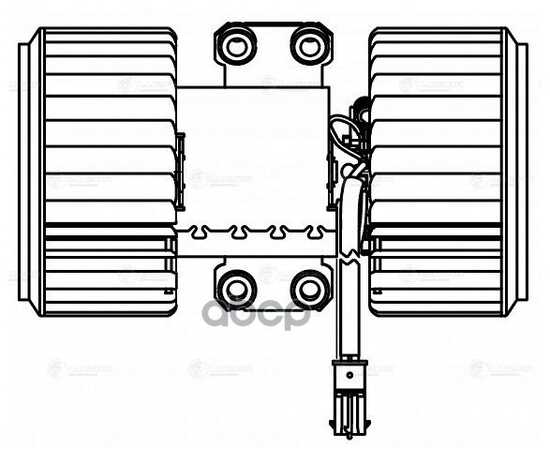 Купить Э/ВЕНТИЛЯТОР ОТОП. ДЛЯ А/М BMW X5 (E53) (00-)/5 (E39) (95-) (MANUAL A/C) LUZAR LFH 2605