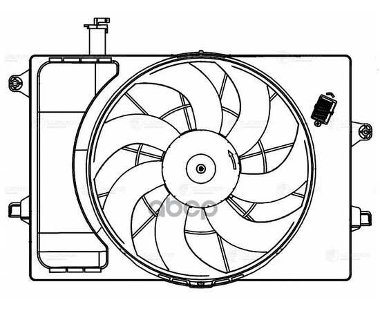 Купить Э,ВЕНТИЛЯТОР ОХЛ. ДЛЯ А,М HYUNDAI CRETA 21- 1.6I,2.0I С КОЖУХОМ LFK 0821