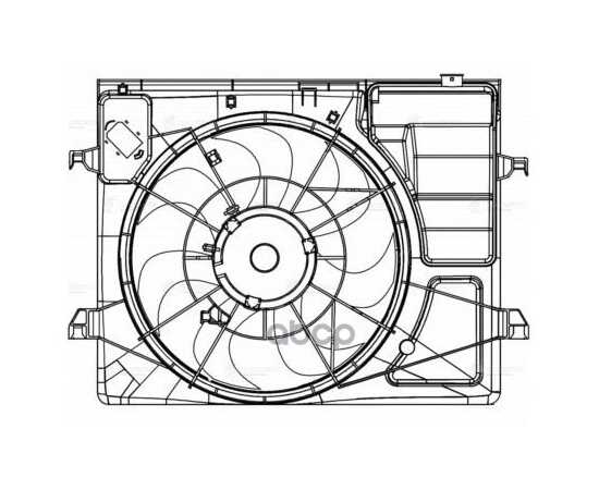 Купить Э/ВЕНТИЛЯТОР ОХЛ. С КОЖУХОМ ДЛЯ А/М KIA CERATO (09-) LFK0830