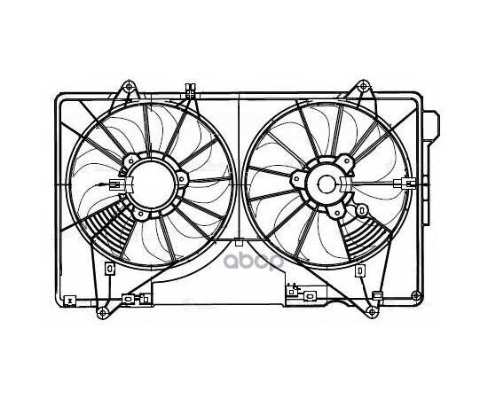 Купить Э/ВЕНТИЛЯТОРЫ С КОЖУХОМ (2 ВЕНТ.) ДЛЯ А/М MAZDA CX-5 (11-) 2.0I/2.5I LFK25CX