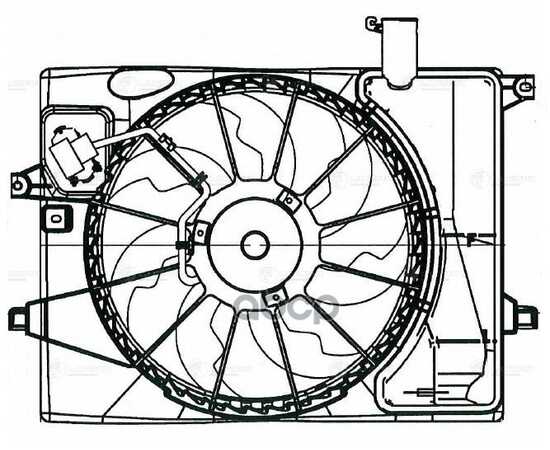 Купить ВЕНТИЛЯТОР ОХЛАЖДЕНИЯ С КОЖУХОМ ДЛЯ А/М HYUNDAI ELANTRA (AD) (15-) LFK08X6