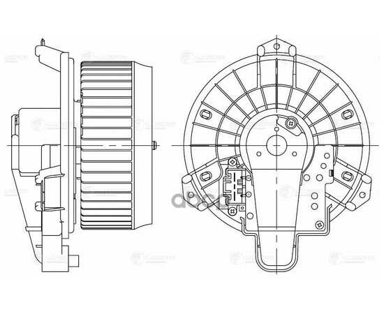 Купить Э/ВЕНТИЛЯТОР ОТОП. ДЛЯ А/М TOYOTA CAMRY (07-)/RAV 4 (06-)/LEXUS RX 350 (09-) (AUTO A/C) LUZAR LFH 1918