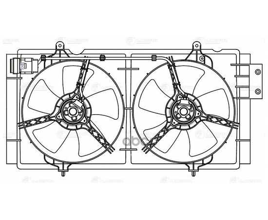 Купить Э/ВЕНТИЛЯТОР ОХЛ. ДЛЯ А/М LIFAN SOLANO II 16- 1.5I/1.8I 2 ВЕНТ. С КОЖУХОМ LFK3016