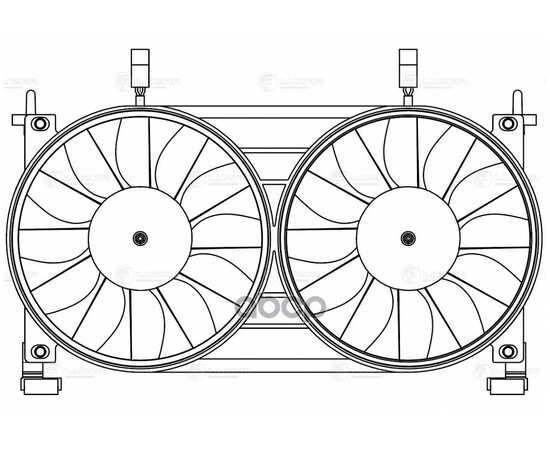 Купить Э/ВЕНТИЛЯТОР ОХЛ. ДЛЯ А/М ЛАДА 21213-214 НИВА (2 ВЕНТ.) (С КОЖУХОМ) (ТИП ВЕНТОЛ)  LUZAR LFK 01225