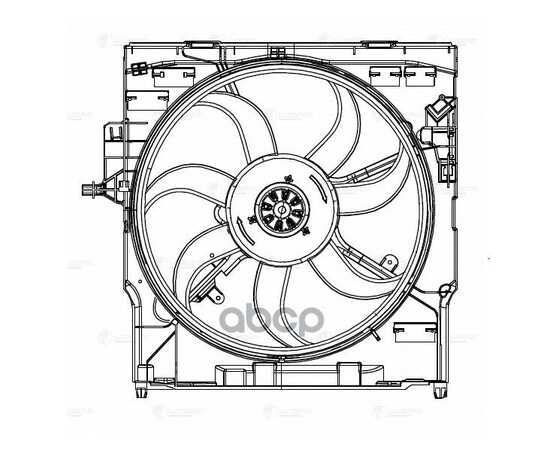 Купить Э/ВЕНТИЛЯТОР ОХЛ. С КОЖУХОМ ДЛЯ А/М BMW X5 (E70) (07-)/X6 (E71) (08-)  LFK26193