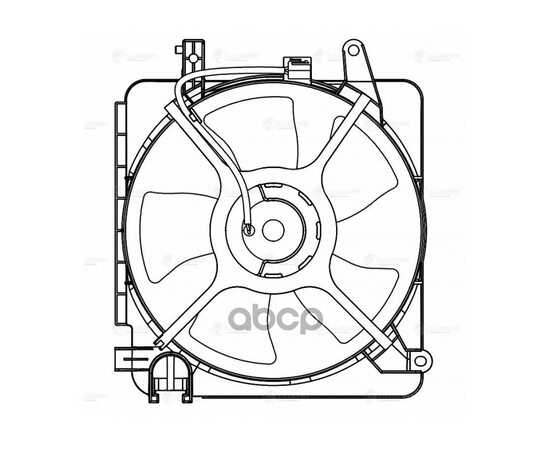 Купить ВЕНТИЛЯТОР ОХЛ. CHEVROLET SPARK (05-) (С КОЖУХОМ) (LFK 0501)