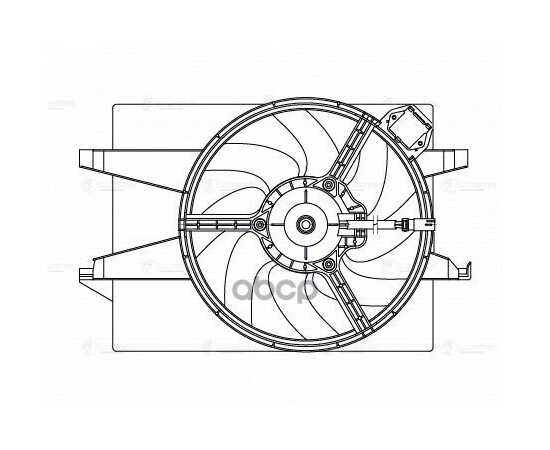 Купить Э,ВЕНТИЛЯТОР ОХЛ. С КОЖУХОМ ДЛЯ АМ FORD FIESTA (01-),FUSION (02-) (A,C-) (LFK 1032)