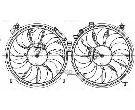 Купить Э/ВЕНТИЛЯТОРЫ С КОЖУХОМ (2 ВЕНТ.) ДЛЯ А/М NISSAN TEANA J32 (08-)/MURANO II (Z51) (08-) LFK14N9