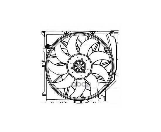 Купить Э/ВЕНТИЛЯТОР ОХЛ. ДЛЯ А/М BMW X3 (E83) (04-) (С КОЖУХОМ) LUZAR LFK 26183