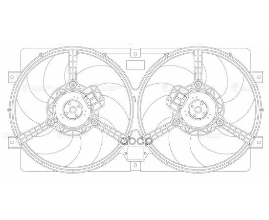 Купить Э/ВЕНТИЛЯТОР ОХЛ. ДЛЯ А/М ЛАДА 2123 CHEVROLET NIVA (2 ВЕНТ.) (С КОЖУХОМ, БЕЗ РЕЗИСТОРА) (LFK 0124)