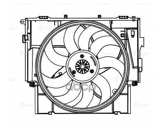 Купить Э/ВЕНТИЛЯТОР ОХЛ. ДЛЯ А/М BMW 5 (F10) 2.0I [N20] (С КОЖУХОМ) (600W) LFK2610