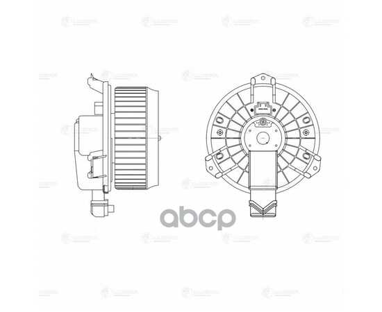 Купить Э/ВЕНТИЛЯТОР ОТОП. ДЛЯ А/М HONDA CR-V (06-)/ACCORD (08-)/TOYOTA LAND CRUISER PRADO 120 (07-) LUZAR LFH 23LL