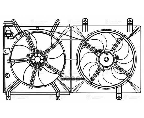 Купить Э/ВЕНТИЛЯТОР ОХЛ. ДЛЯ А/М LIFAN X60 (12-) 1.8I (2 ВЕНТ.)С КОЖУХОМ) LFK3011