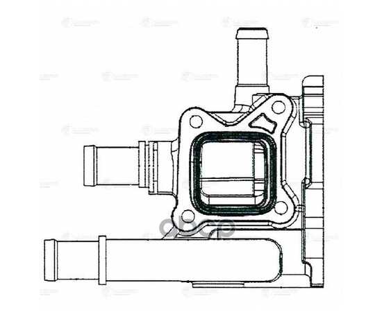 Купить КОРПУС ТЕРМОСТАТА ДЛЯ А/М OPEL ASTRA J (10-)/CHEVROLET CRUZE (09-)/AVEO T300 (11-) (ПЛАСТИК.) LUZAR LT 0551