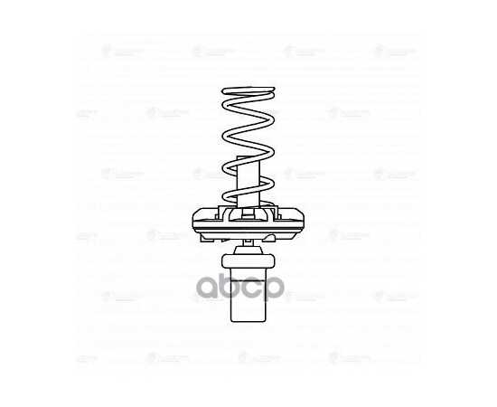 Купить ТЕРМОСТАТ ДЛЯ А/М VW POLO SEDAN (10-)/TIGUAN (08-)/SKODA RAPID (12-) (83°С) (ТЕРМОЭЛ.) LUZAR LT 1854