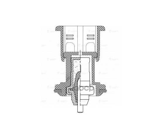 Купить ТЕРМОСТАТ ДЛЯ А/М VW POLO SEDAN (15-)/(20-) 1.6I [CWVA] (ТЕРМОЭЛЕМЕНТ) (87°С) LUZAR LT 1824