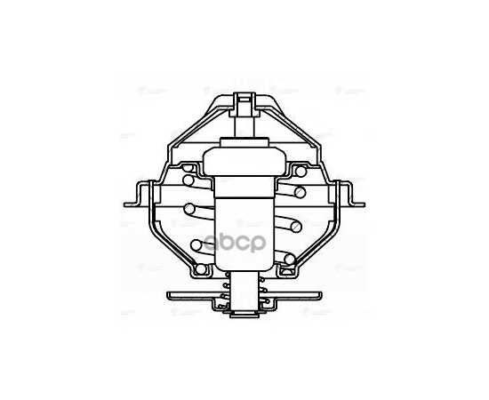 Купить ТЕРМОСТАТ ДЛЯ А/М VW TRANSPORTER IV (90-)/CRAFTER (06-)/AUDI 100 (82-) (87°С) (ТЕРМОЭЛ.) (LT 1835)