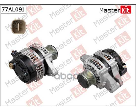 Купить ГЕНЕРАТОР TOYOTA LC PRADO (J12) 3.0 D-4D MASTERKIT 77AL091