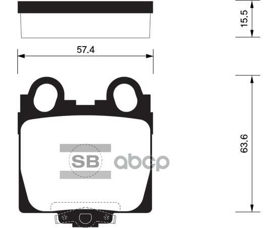 Купить КОЛОДКИ ТОРМОЗНЫЕ ЗАДНИЕ SANGSIN BRAKE SP1554