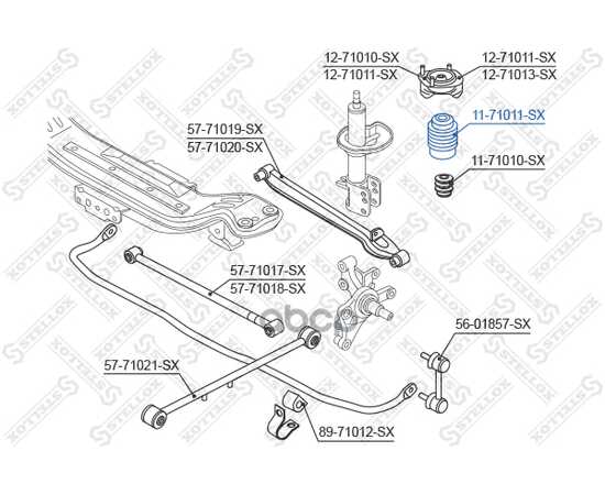 Купить ПЫЛЬНИК АМОРТИЗАТОРА ЗАДНЕГО MAZDA 626 GE 91-97/MX-6 GE/XEDOS 6 CA 91> STELLOX 1171011_SX