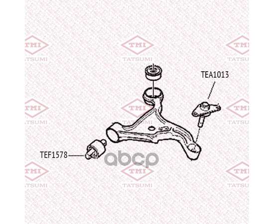 Купить ОПОРА ШАРОВАЯ НИЖНЯЯ L/R VOLVO S60/S80/V70/XC70 00-> TATSUMI TEA1013