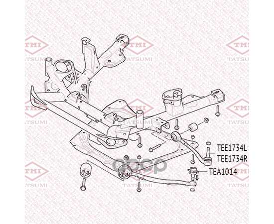 Купить РЫЧАГ ПЕРЕДНЕЙ ПОДВЕСКИ НИЖНИЙ R BMW X5(E53) 00-> TATSUMI TEE1734R