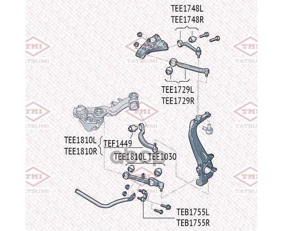 Купить РЫЧАГ ПЕРЕДНЕЙ ПОДВЕСКИ НИЖНИЙ L/R AUDI A4/A6/A8 95->SKODA SUPERB 01->VW PASSAT 00-> TATSUMI TEE1030