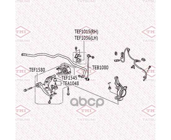 Купить ТЯГА СТАБИЛИЗАТОРА ПЕРЕДНЯЯ L/R HONDA CR-V 06-> TATSUMI TEB1080
