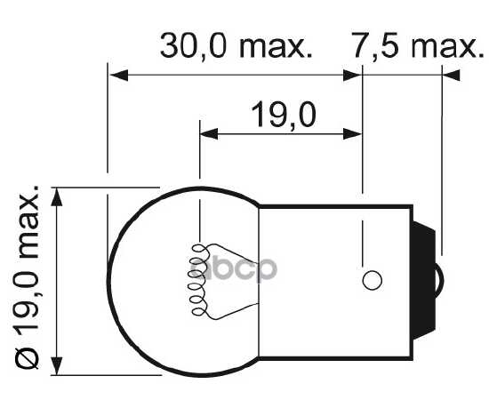 Купить ЛАМПА 12V R5W 5W VALEO 1 ШТ. КАРТОН 032 219