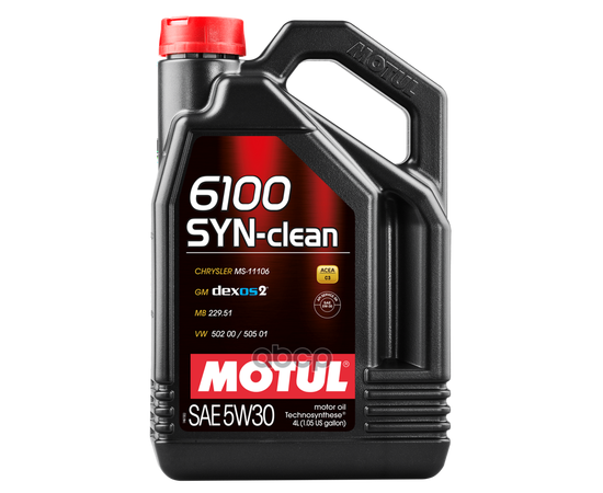 Купить МОТОРНОЕ МАСЛО 6100 SYN-CLEAN 5W-30 4Л (107948) 112134